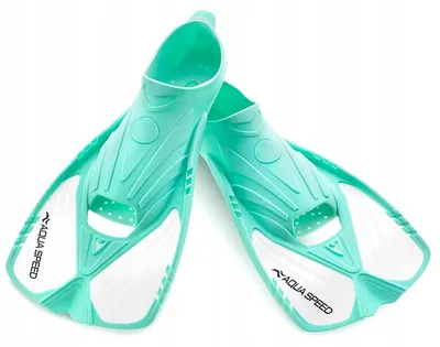 Produktbild von Aqua Speed Action Kurze Trainingsflossen Schwimmflossen Blau
