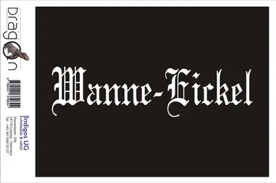 Produktbild von Aufkleber / Autoaufkleber - JDM / Die cut / Auto / OEM - Stadt Wanne - Eickel - 200x50mm pink - Heckscheibe / Heckscheibenaufkleber