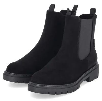 Image de Bottines Chelsea pour femmes, marque Marco Tozzi, couleur noire, matière textile, taille 41