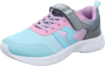 Produktbild von Sneakers Damen-Klett-Sportschuh Petrol-Mint-Rosa-Grau, Farbe:grün, EU Größe:39