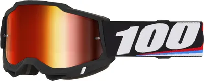 Produktbild von 100percent Accuri 2 50014-10065 Offroad-brille Schwarz Schwarz One Size