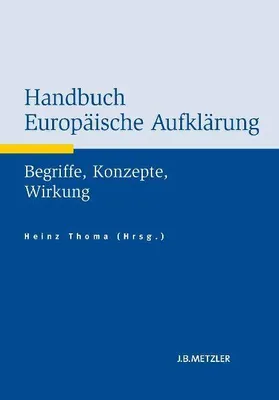 Produktbild von Handbuch Europäische Aufklärung