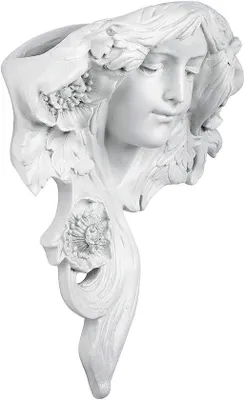 Produktbild von Kunststof Wandvase - Dekorative - Einzelstück - 33 x 14 x 38 cm