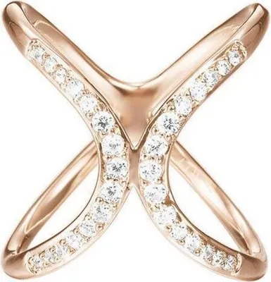 Produktbild von Esprit Damen Ring Edelstahl Rosé JW52886 Zirkonia ESRG02782C1 , Ringgröße:54 (17.2 mm Ø)