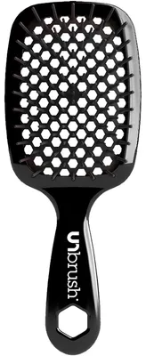 Produktbild von Unbrush AC0019, Universal, Paddelhaarbürste, Schwarz, Einfarbig, Junge/Mädchen, 42,52 g