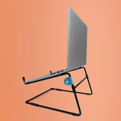 Image de R-Go Laptopständer 10"-22" Max.5KG Steel Office      schwarz