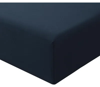 Produktbild von Spannbettlaken 140x200cm Dunkelblau Mikrofaser 30cm Steghöhe