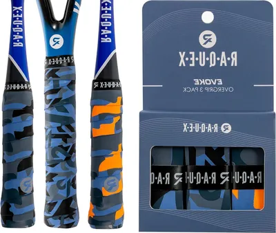 Productafbeelding van Overgrip Tape - Griptape Rackets - Sport Grip Verbeteren - Uniek Camouflagepatroon - 3 Stuks - Gemengde Kleuren