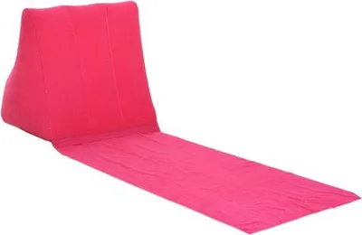 Produktbild von Aufblasbare Strandliege - Tragbares Rückenkissen für Camping und Garten - Wasserfest und Faltbar