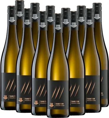 Produktbild von 12x Vorteils-Weinpaket Tradition Scheurebe trocken - Bergdolt-Reif & Nett