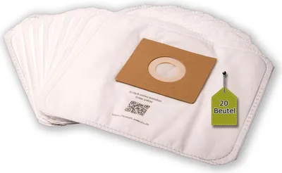 Produktbild von 20 Staubsaugerbeutel kompatibel mit ZELMER ZVCA200BP + 2 Mikro-Filter