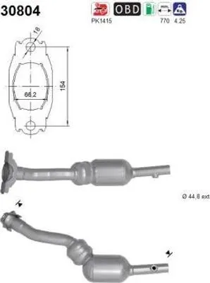Zdjęcie produktu dla Katalizator Dacia Duster 1,6 Euro 6