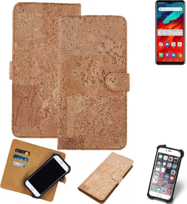Produktbild von K-S-Trade Hülle kompatibel mit Blackview A80 Pro  Kork Handyhülle Cover  Schutzhülle TPU Case Bumper in Hellbraun, (1x)
