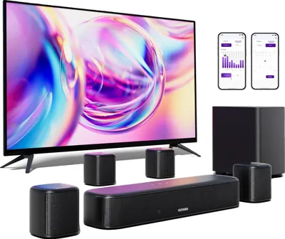 Immagine prodotto di Sistema soundbar, 7.1 canali, controllato tramite app, Aura A40
