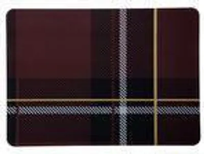 Zdjęcie produktu dla ASA Tischset, Tartan rot 46 x 33 cm, leather optic