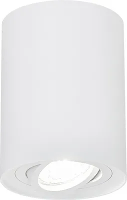 Produktbild von Aufbaustrahler Aufbauleuchte SKAND 1 WHITE GU10 Deckenleuchte rund weiß EDO777101 EDO