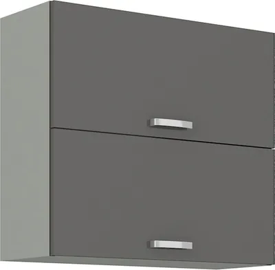 Image de Armoire rabattable supérieure ULLERIKE – largeur 80 cm, gris