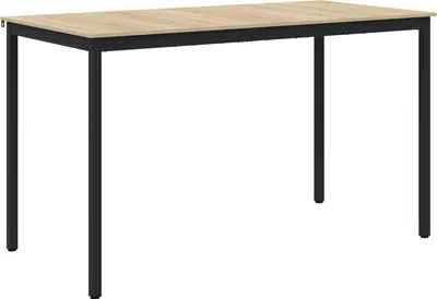 Image de vidaXL Table haute en aggloméré, rectangulaire