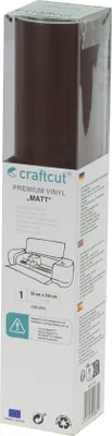 Produktbild von craftcut Premim Vinyl matt- 33 x 244 cm - Brown