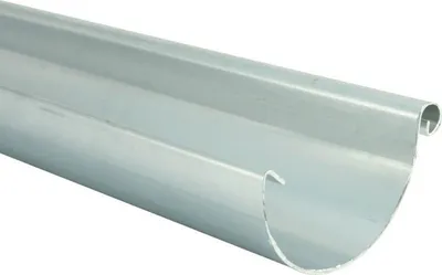 Produktbild von Marley Dachrinne NW 100 mm, 2 m, halbrund, titan-zink
