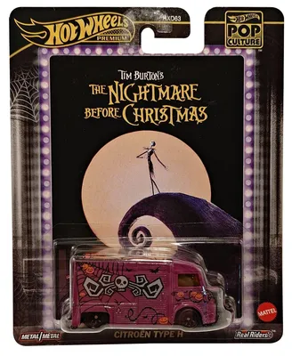 Immagine prodotto di Hot Wheels Premium Pop Culture - Citroën Type H - La notte prima di Natale: Actioncar, auto d'epoca, Mattel HXD63