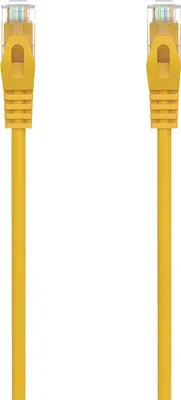 Produktbild von AISENS A145-0565, 0,5 m, Cat6a, U/UTP (UTP), RJ-45, RJ-45, Gelb