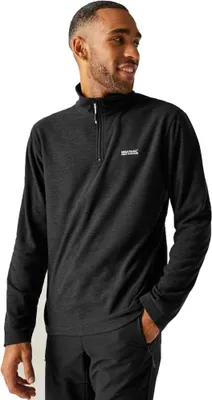 Zdjęcie produktu dla Regatta Thompson Marl Fleece Half Zip Black L Man Black L