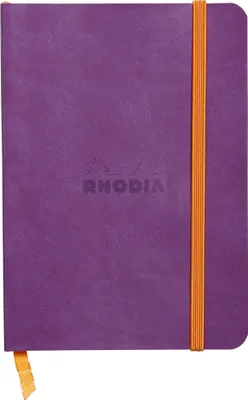 Image de RHODIA Carnet de notes RHODIARAMA DIN A5 quadrillé violet 80 feuilles