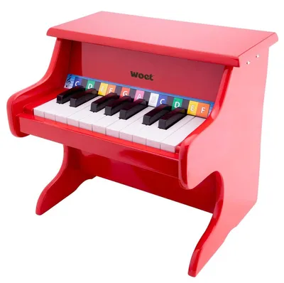 Produktbild von Kinderspielklavier Spielzeugklavier Musikspielzeug - 18 Tasten - Rot - Lernspielzeug