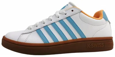 Produktbild von K-Swiss Court Tierbreak II sportlicher Schnürer Weiß in Gr. 41