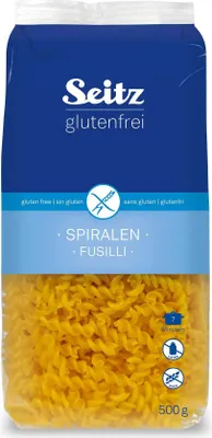 Obrázek produktu pro Seitz bezlepkové spirály z kukuřičné mouky a hrachové mouky 500g