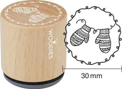 Produktbild von COLOP Motiv-Stempel Woodies "Fäustlinge"