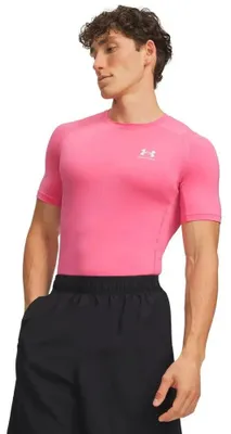 Produktbild von Under Armour Heatgear Armour Comp Kurzarm-t-shirt Rosa L / Regular Mann Rosa L