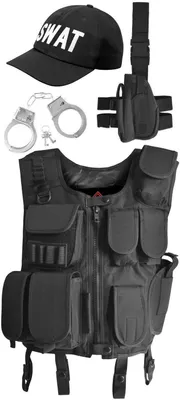 Produktbild von normani 5 Teiliges SWAT Kostüm Karneval Kostüm