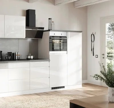 Produktbild von Held Möbel Vorratsschrank Kiel BxTxH 60 x 60 x 166 cm weiß hochglanz zerlegt 492.6340