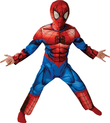Produktbild von Der Ultimative Spiderman Deluxe Kostüm, Kind, Größe:L