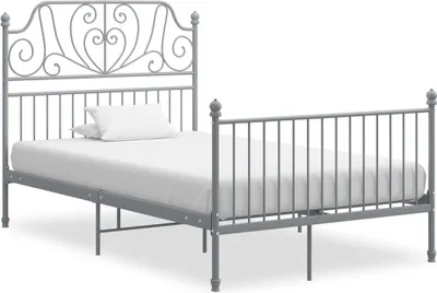 Produktbild von Bettgestell Grau Metall 120x200 cm