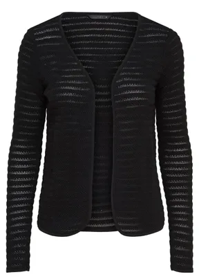 Produktbild von ONLY 15116277, Cardigan, Erwachsener, Weiblich, Schwarz, XS, Baumwolle