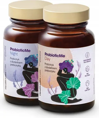 Obrázek produktu pro HealthLabs ProbioticMe Day+Night Priobiotyk w formule dwuskładnikowej, 60 kapsułek