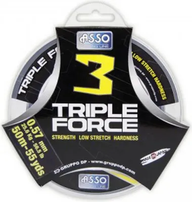 Produktbild von Asso Triple Force 50 M Monofile Schnüre Durchsichtig 1.470 mm Durchsichtig 1.470 mm