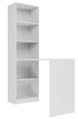 Immagine prodotto di Scrivania con scansia ROMET - bianco