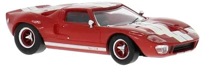 Produktbild von Brekina PKW Ford GT40 1966 rot/weiß 18550