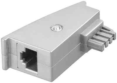 Produktbild von Goobay DSL-Adapter für Fritzbox, TAE-F-Stecker > RJ45-Buchse (8P2C)