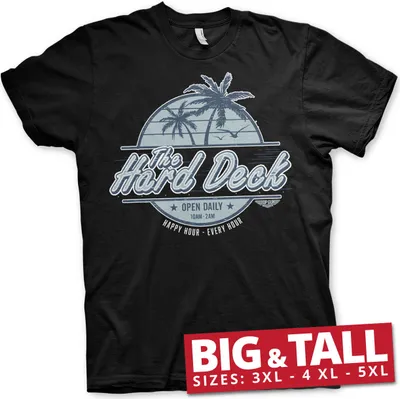 Produktbild von The Hard Deck Big & Tall T-Shirt - 3XL - Black