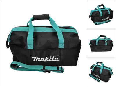 Produktbild von Makita E-02428, Reisetasche, Schwarz, Grün, 16 Taschen, Reißverschluss