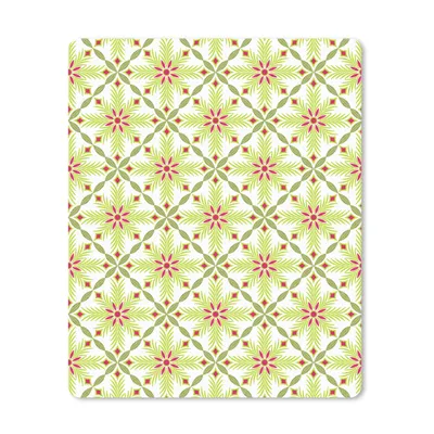 Produktbild von MuchoWow® Mauspad Mousepad Bohème - Muster - Blumen 19x23 cm - Mousepads - Maus Mat - Pad - Mausunterlage - Mauspads - Spielen
