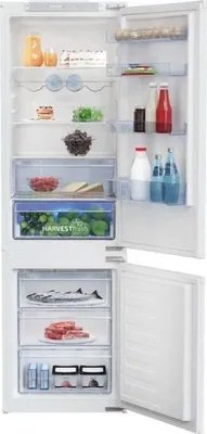 Image de Réfrigérateur Combiné Intégrable BEKO BCSA285E4ZSN, 271L, Blanc, MinFrost, HarvestFresh