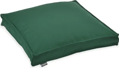 Produktbild von H.O.C.K. Classic Uni Outdoor Sitzkissen - 40x40x5cm Stuhlkissen für Draußen - Wetterfestes Polster Tannengrün