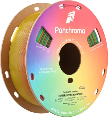 Produktbild von Polymaker Panchroma™ PLA Gradient (Translucent Rainbow) 1.75 mm 1KG