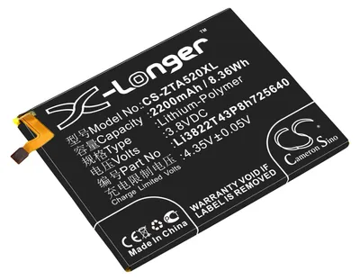 Produktbild von TECHTEK Akku Kompatibel mit [ZTE] BA510, Blade A510 Ersetzt Li3822T43P3h725640, für Li3822T43P8h725640